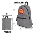 thumbnail image 4 of Justice League Wonder Woman Athletic Logo Lightweight Backpack for Work School Daily Use Packable for Travel, 4 of 5