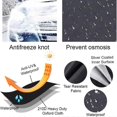 thumbnail image 5 of 1 Pair Side Mirror Snow Cover, Oxford Fabric Side Mirror Cover, for Car Rear View Mirror, Black, 5 of 5