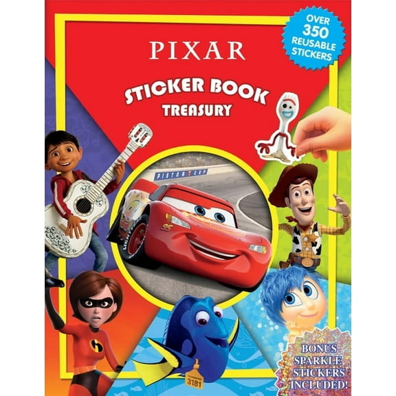 Sticker Book Treasury Disney Pixar Sticker Book Treasury, (Hardcover)