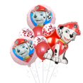 thumbnail image 3 of Juego de globos de perro de la Patrulla Canina, globos de cumpleaños con animación de dibujos animados, vajilla desechable, lindos suministros de decoración para fiestas con garras de perro, 3 of 5