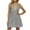#348-Gray, variant on Taylonsss Womens Spring Summer Dress Sleeveless Tie-Front V Neck Short Casual Beach Resort Dress