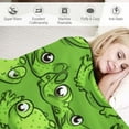 thumbnail image 3 of Nawypu  Frog Blanket Flannel Throw Blanket Kawaii Stuff for Bed Couch Sofa Chair, 3 of 6