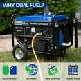 thumbnail image 3 of DuroMax XP5500EH 5,500 Watt Portable Dual Fuel Gas Propane Powered Generator, 3 of 7