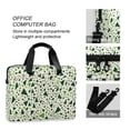 thumbnail image 4 of FORMRS 16" Laptop Bag Carrying Sleeve Case with Handle Travel Shoulder Briefcase, Green Triangles Pattern, 4 of 8