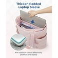 thumbnail image 5 of Tote Bag for Women, Quilted Shoulder Bag with ZipperPuffer Work Totewith Zipper, Travel Essentials Quilted Nurse Travel Hospital Bag, 5 of 7