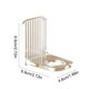 thumbnail image 3 of Shower Gel Rack, Wall Mounted, Non Perforated, Bathroom Shelf, Sticker, Metal Frame, 2-Tier Design, for Dorm, shower gel holder, bathroom storage, bathroom organization, hanging rack, sleek, 3 of 4