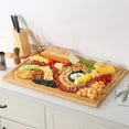 thumbnail image 7 of 30 x 20 Extra Large Bamboo Cutting Board for Kitchen, Cutting Board Stove Top Cover, Butcher Block Chopping Board with Handle and Juice Groove, Large Charcuterie Board Over the Sink, 7 of 7