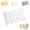 White, variant on Cooling Marshmallow Puff Pillow, for Side Back Sleepers Breathable Skin Friendly Washable