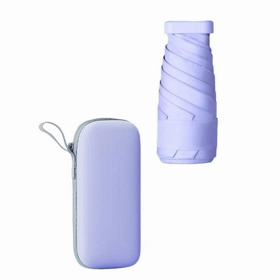 Capsule Umbrella for Sunny & Portable Sunscreen UV Protection 60% Mini Ultra-Light Parasol