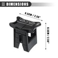 thumbnail image 4 of Front Center Cup Holder Insert for Toyota Camry 2012-2017 Plastic 5561806050 Black, 4 of 6