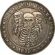 thumbnail image 1 of Moneda de estilo antiguo Morgan Hobo conmemorativa con diseño de esqueleto de 1879, 1 of 2