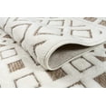 thumbnail image 3 of LaDole Rugs Geometric Modern Contemporary Area Rug - Durable Premium Carpet for Living Room, Bedroom, and Office - Beige, 6x9 (6'7"x9'2", 200cm x 280cm), 3 of 5
