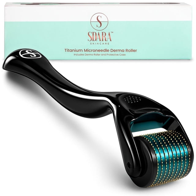 Microagujas Derma Roller Sdara Skincare para rostro, barba y cabello