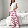 thumbnail image 2 of Tnhcen Women's Summer Sleepwear Set - Comfy Sleeveless Top Loose Pants Lounge to Casual Wear - Sleep or Go Out, 2 of 5