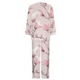 thumbnail image 4 of SnZhen Two Piece Sets for Women Women's Casual Printed Long Sleeved Round Neck Top With Pants Set, 4 of 5