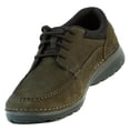 thumbnail image 2 of Rockport Zonecush MC Toe Oxford Walking Shoes - Dark Brown - Mens - 10.5, 2 of 6