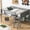 Gray, variant on Gray Full Size Loft Bed | Convertible Ladder, Long - lasting Durability | Bedroom Living