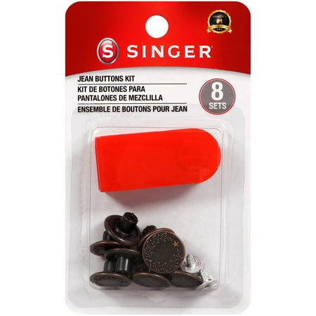 UPC: 0075691008413 | No Sew Jean Buttons Kit With Tool-8 Sets