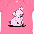 thumbnail image 4 of Inktastic Sitting Pig Boys or Girls Baby Bodysuit, 4 of 5