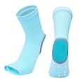 thumbnail image 4 of 2 Pares de Calcetines de Yoga para Mujer, Sin , Antideslizantes, con Agarre de Goma, Talón, Barra, Calcetines de Baile jinwen Calcetines de yoga para mujer, 4 of 8