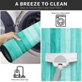 thumbnail image 6 of Turquoise Kitchen Rugs and Mats Non Skid Washable Set of 2, Teal Green Wood Stripe Kitchen Runner Rug, Modern Simple Abstract Under Sink Mats for Kitchen Floor Decor, 6 of 6