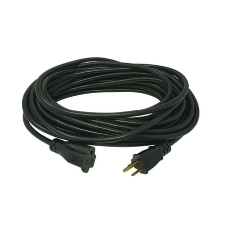 Woods 982452 50-Foot SJTOW Agricultural Outdoor Heavy Duty All- Weather Extension Cord, Oil Resistant Vinyl Jacket, Versatile Use, Powerful 15 Amps, 125 Volts, 1,875 Watt Extension Cord, Black