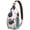 Gothic Celesti, variant on Seashells and Fish Print Trendy Sling Backpack for Outdoor Enthusiasts with Multi-Functional Design Lightweight and Durable for Travel Photography and Shopping
