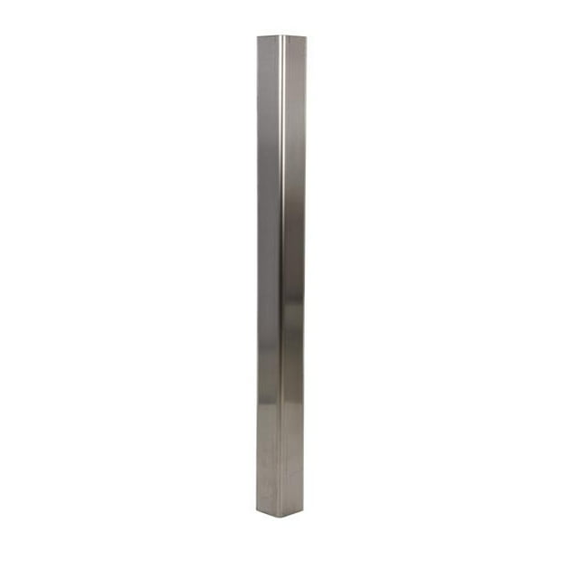 Vestil Manufacturing SS-48R Garde d'Angle Ronde en Acier Inoxydable de 48 Po