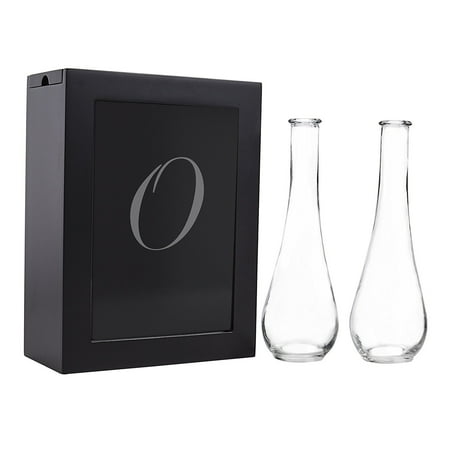 Sand Ceremony Shadow Box Set Letter O Black Set Includes Large