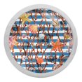 thumbnail image 1 of 4PCS Round Starfish Cabinet Fluorescence Knob Glowing in the Dark Furniture Drawer Pulls Handle with Screws, 1 of 5