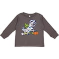 thumbnail image 3 of Inktastic Halloween Dinosaur Mummy Boys or Girls Long Sleeve Toddler T-Shirt, 3 of 5