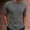 #Dark Gray, variant on DPTALR Men's Casual Fashion Solid Color Base Tee Round Neck Short Sleeve T-shirt,White, M