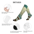 thumbnail image 6 of Bixox Serene Coastal Blue Sky Print Compression Socks,Compression Socks Women & Men Circulation for Medical,Running,Athletic, 6 of 7