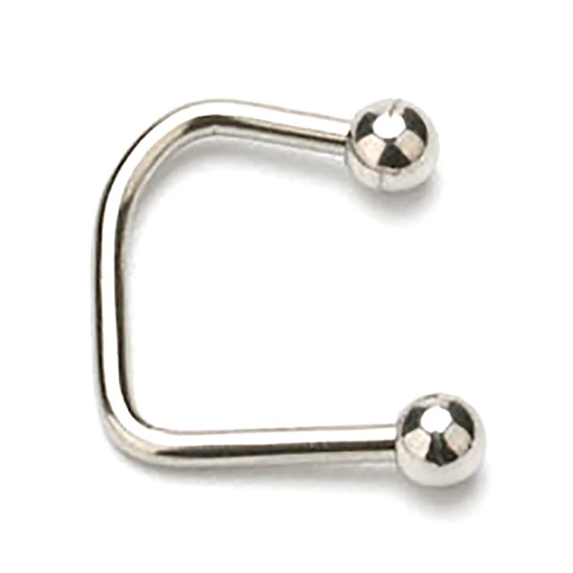 Nose Ring U Shaped Solid Color Stainless Steel Nose Septum Ring Nose Jewelry