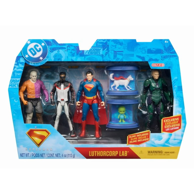 DC Comics Superman TRGX Action Figure Set 6
