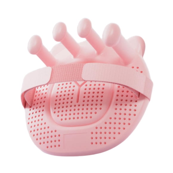 Separador de dedos ergonómico, corrector portátil para hombres y mujeres Rosa