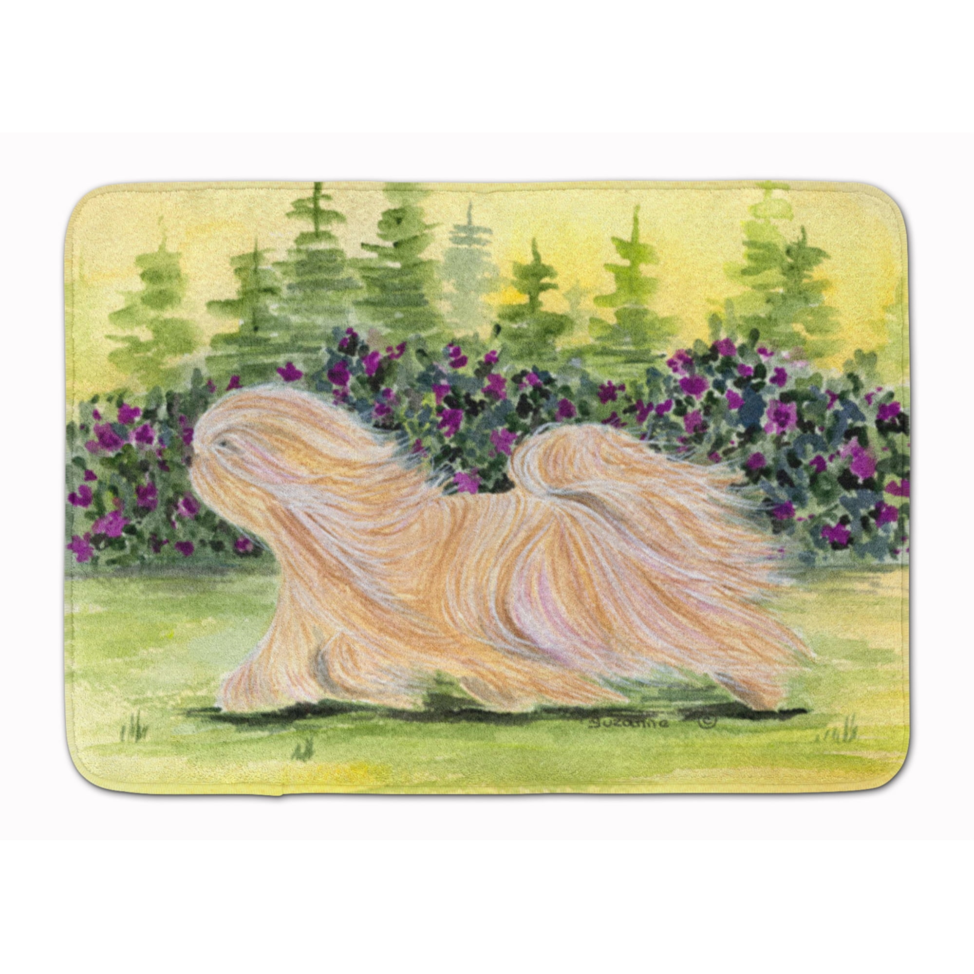 19 X 27 Caroline's Treasures BB7642RUG Welcome Friends Yorkie Natural Ears Machine Washable Memory Foam Mat Multicolor 19 X 27 Caroline's Treasures BB7642RUG Welcome Friends Yorkie Natural Ears Machine Washable Memory Foam Mat Multicolor