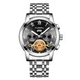 thumbnail image 1 of Reloj de moda para hombre, reloj de tourbillon, reloj de cuarzo para hombre, correa de acero, reloj multifuncional no mecánico para hombre, 1 of 6