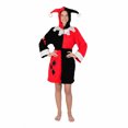 thumbnail image 1 of DC Comics Harley Quinn Costume Fleece Hooded Robe, 1 of 3