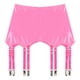 thumbnail image 5 of Ligas de charol para mujer con clips de metal para medias, ropa interior, lencería, ropa interior punk, gótica, ropa de club, accesorios íntimos, 5 of 5