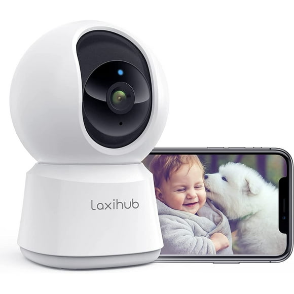 2K 360° View Pet Camera with Phone app, Security Camera, P2 Home Monitor for Cats & Dogs, Pan/Tilt, Motion &