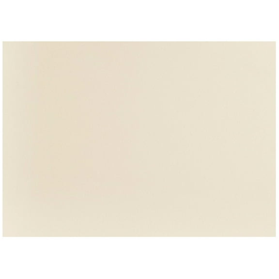 JAM Paper Flat Note Cards, 3 1/2 x 4 7/8, Ivory, 50/Pack