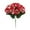 Red, variant on Artificial Pansy Flowers (12.6 inch 6PC) - Outdoor Fake Flowers for Garden Planters, Window Boxes & Patio Decor - UV Resistant Plastic Faux Flowers for Home & Porch Decoration