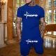 thumbnail image 3 of 2024 nuevo conjunto de ropa deportiva para hombre, conjunto de ropa para correr, camiseta casual + pantalones cortos, ropa deportiva transpirable para correr, conjunto de 2 piezas para hombres, 3 of 5