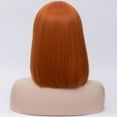 thumbnail image 5 of Unique Bargains Wigs for Women 14" Orange Bob Wig with Wig Cap, 5 of 6