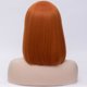 thumbnail image 5 of Peluca de cabello humano Unique Bargains 14' Naranja Bob con gorra, 5 of 6