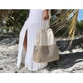 thumbnail image 5 of Aleko Large Beach Bag - Woven Beach Bag - Canvas And Jute Boho Tote Summer Shoulder Bag, 5 of 5