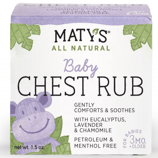 Maty's All Natural Baby Chest Rub 