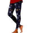 thumbnail image 3 of Zhanying Leggings à Motif de Noël Grande Taille Respirants Anti-Frottement Collants Rayés Noirs et Rouges Grande Taille Rose m, 3 of 6