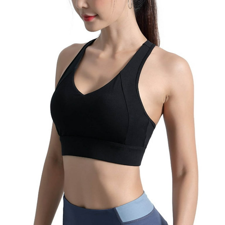 gvdentm Sports Bras For Women Lightly Latex Lined Cup Wirefree